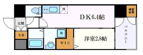 亀島駅 徒歩5分 5階の物件間取画像